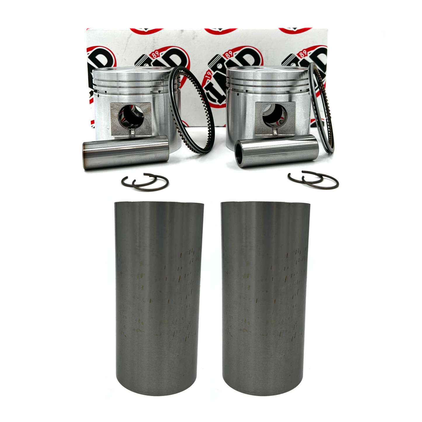 BSA A10 PISTON KITS (2) & CYLINDER SLEEVES (2)