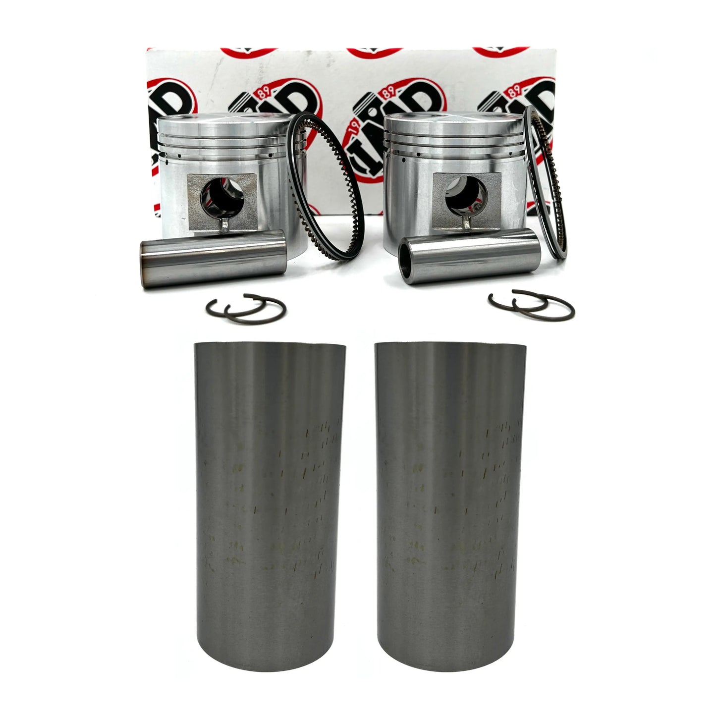 BSA A10 PISTON KITS (2) & CYLINDER SLEEVES (2) IMD