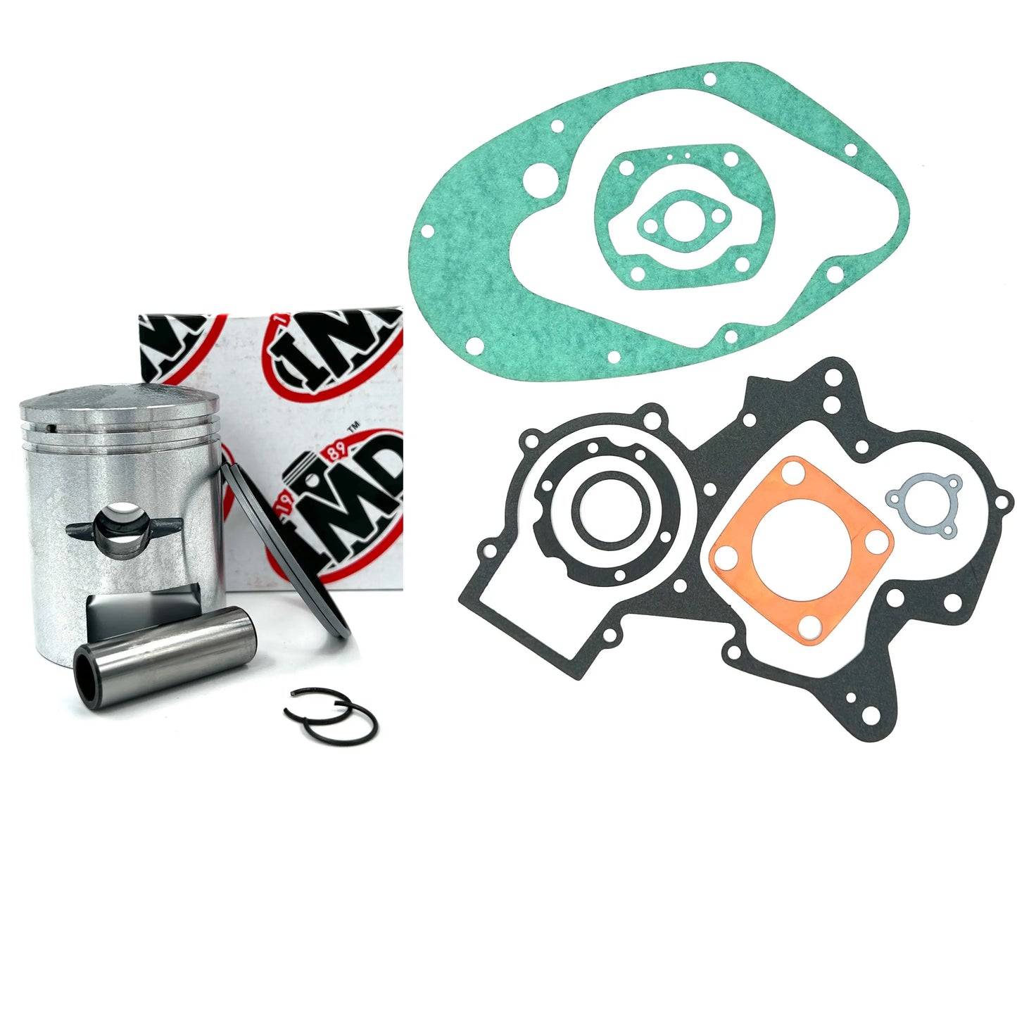 SUZUKI B120 PISTON KIT (1) & COMPLETE GASKET SET (1) IMD Pistons