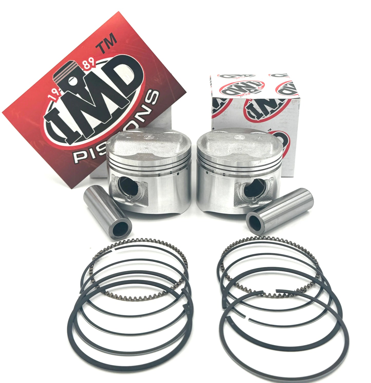 Honda CX500 / GL500 (415) Piston Kits (2) NEW IMD Pistons