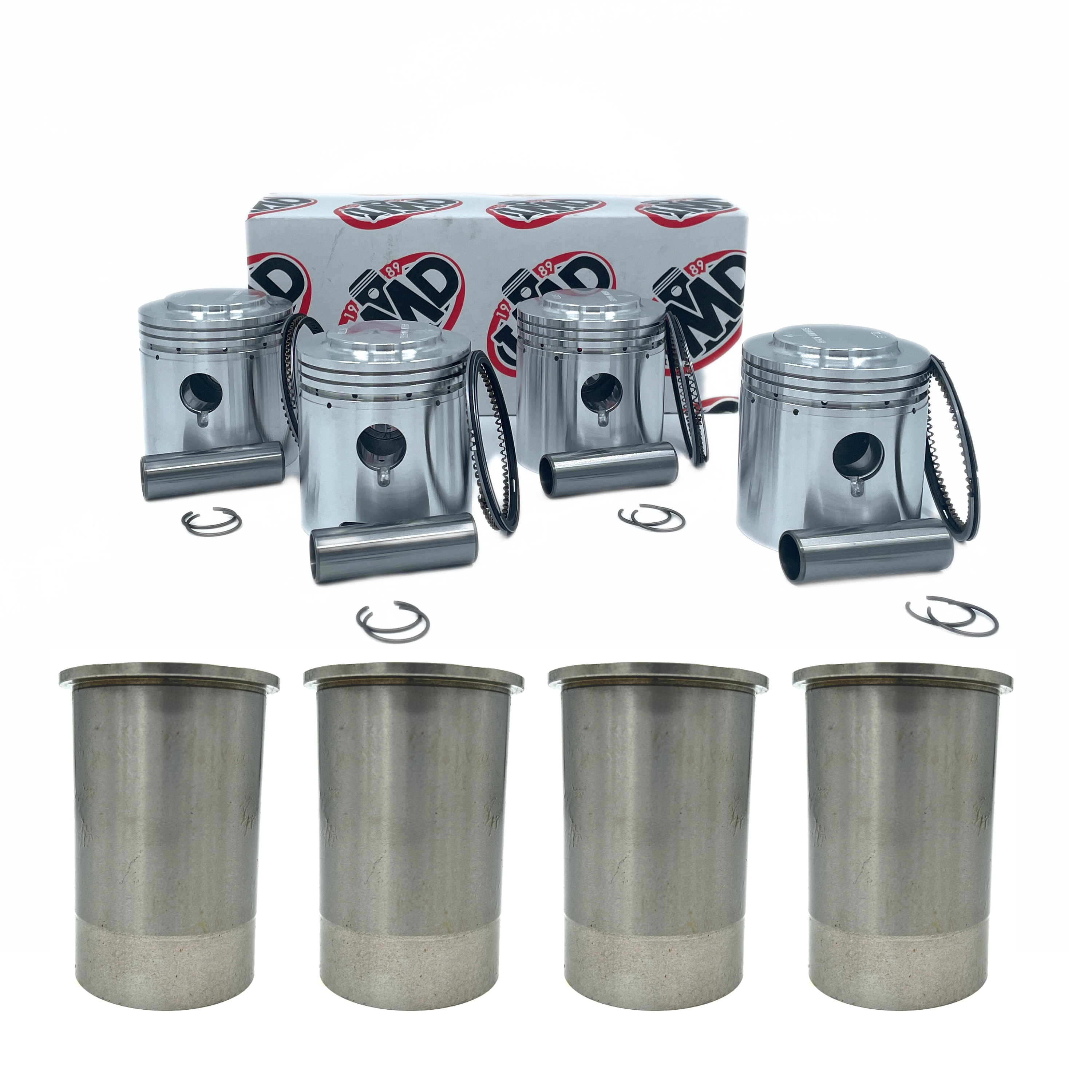 ARIEL SQUARE FOUR 4G MKI & MkII 1000cc PISTON KITS (4) & CYLINDER SLEEVES LINERS (4)