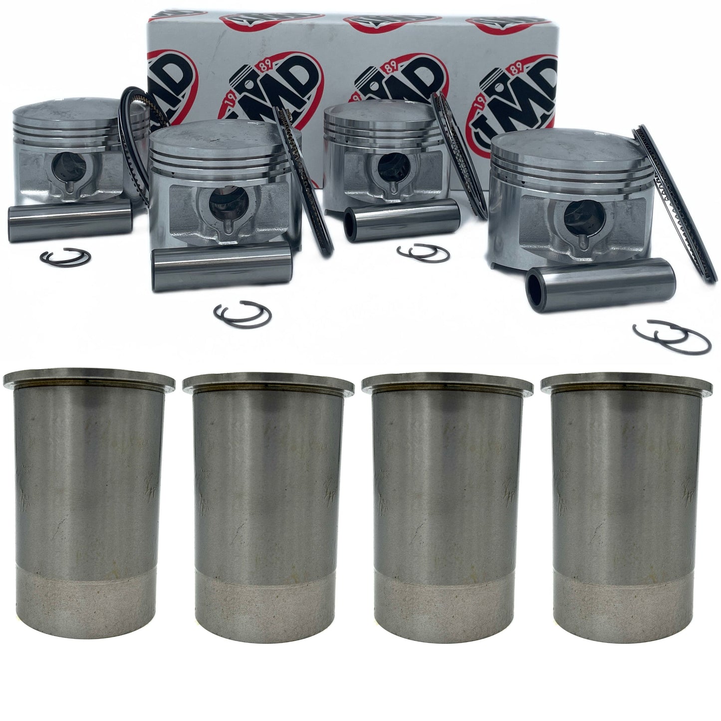 Kawasaki KZ1000 (1015cc) Cylinder Liners (4) & Piston Kits (4) 70mm