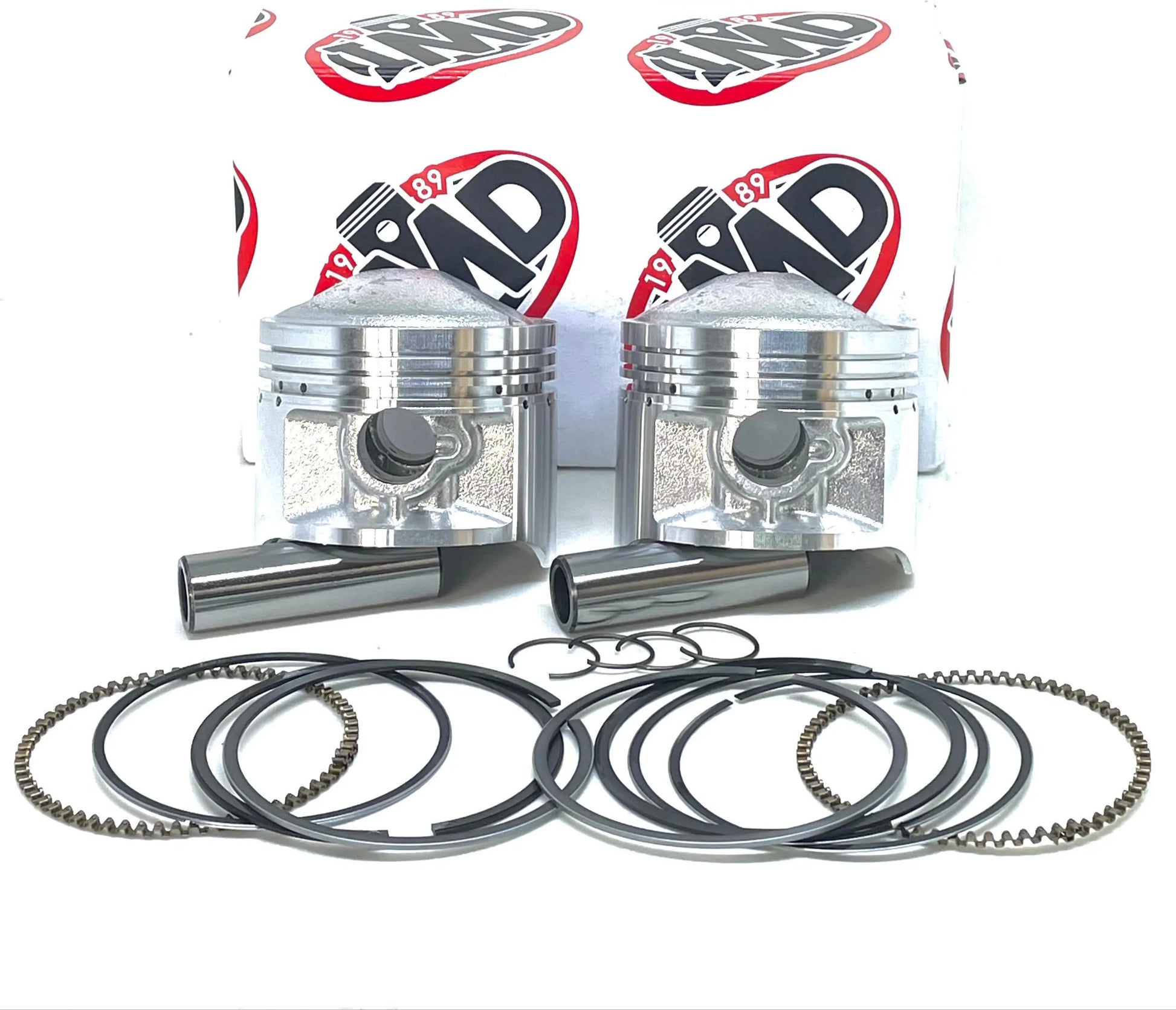 Suzuki TS100ER Piston Kit 0.5mm Oversize – 50mm Bore, 2-Stroke – Includes Rings, Pin, Clips – Japan Made