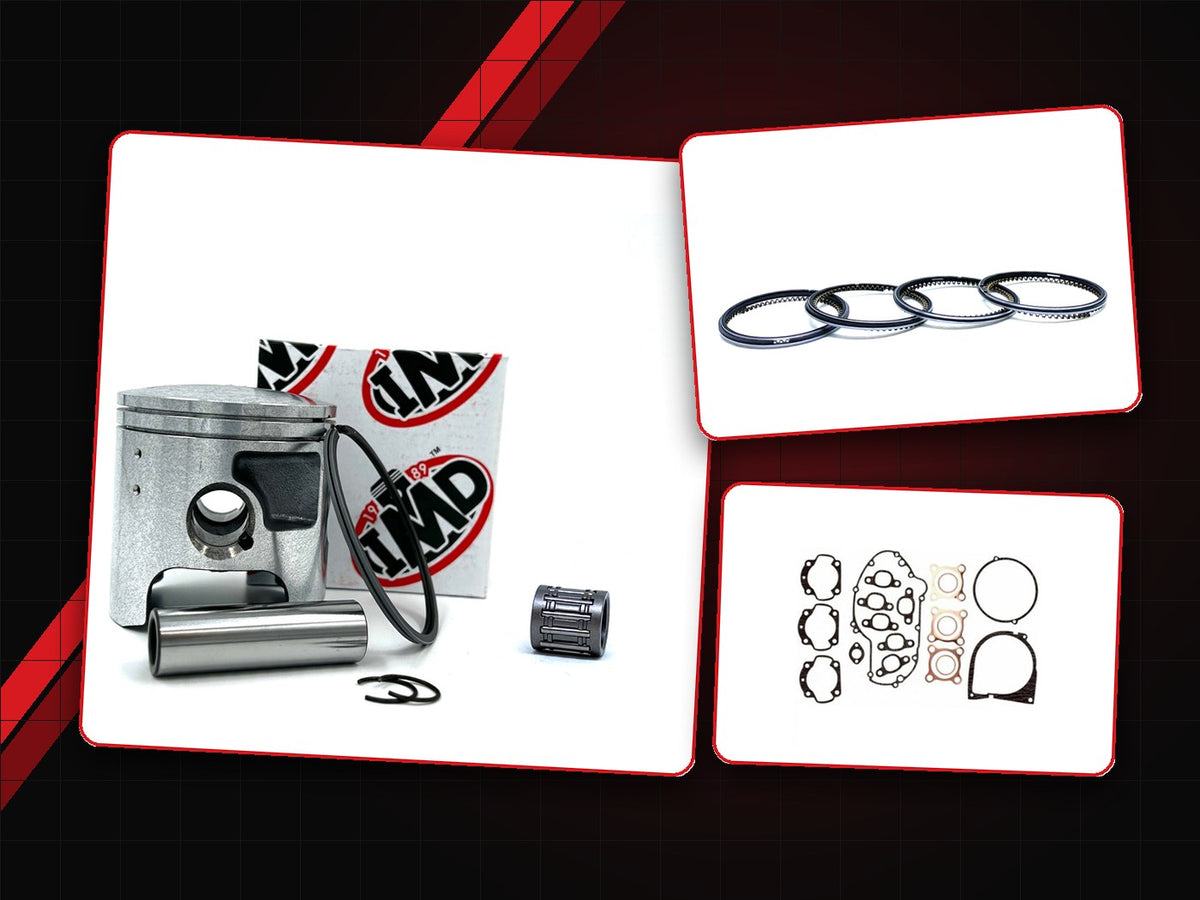 IMD piston kit, piston rings and gasket set