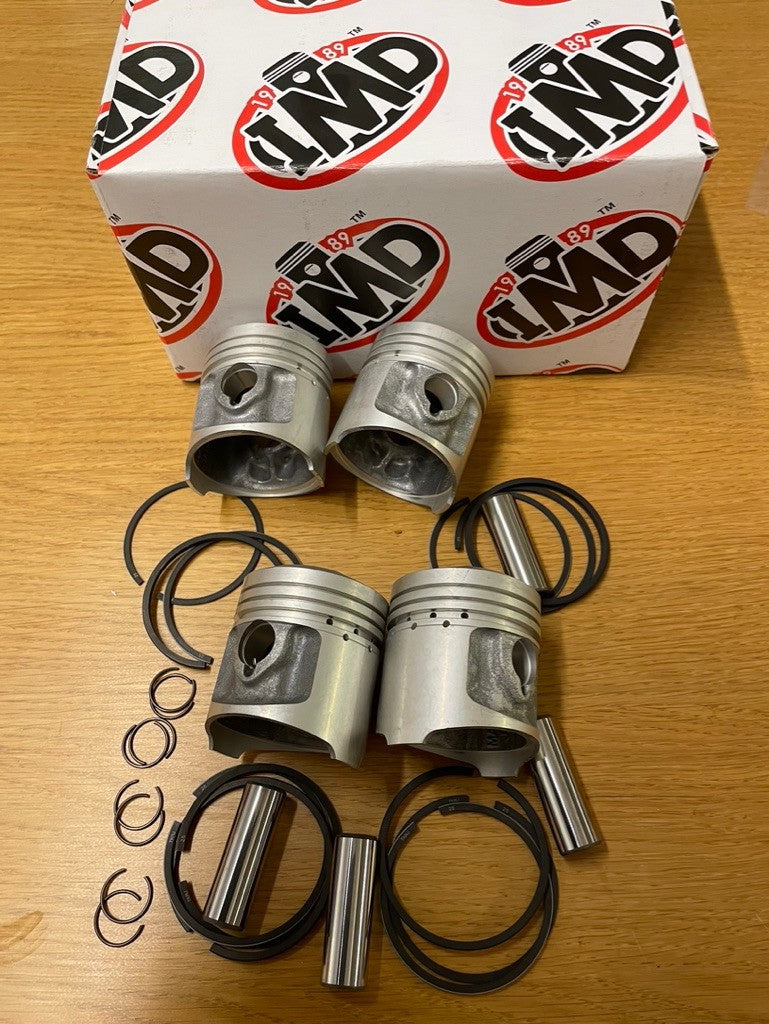 Honda CB350F CB350 Four (333) 1972-1974 Piston Kits (4)